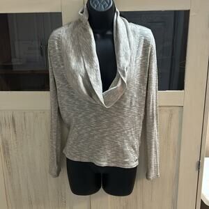 Alo Yoga Cowl Neck Marled Pullover